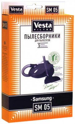 Бумажные пылесборники Vesta Filter SM 05 для пылесосов 