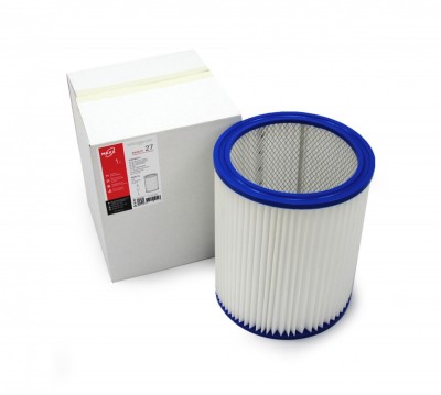 Фильтр цилиндрический ZS 027 из полиэстера (синтетика) для пылесосов MAKITA 449 