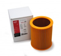 Фильтр патронный складчатый ZS 028 из целлюлозы (бумага) для пылесосов HITACHI WDE 1200, WDE 3600