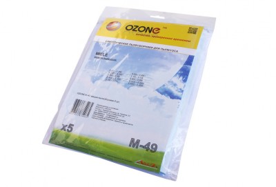 Синтетические мешки-пылесборники Ozone M-49 microne для пылесосов MIELE, тип FJM, GN 