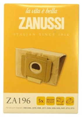 Бумажные пылесборники Zanussi ZA196 для пылесосов 