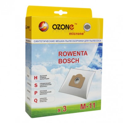 Синтетические мешки-пылесборники Ozone M-11 microne 