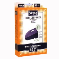 Бумажные пылесборники Vesta Filter BS 01 для пылесосов BOSCH, SIEMENS
