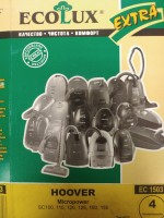 Бумажные пылесборники Ecolux EC1503 для HOOVER Micropower