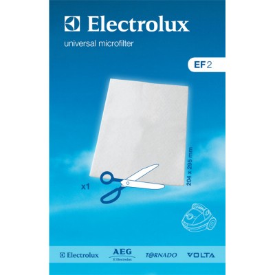 Универсальный микрофильтр Electrolux EF2 для всех пылесосов (204x295 мм) 