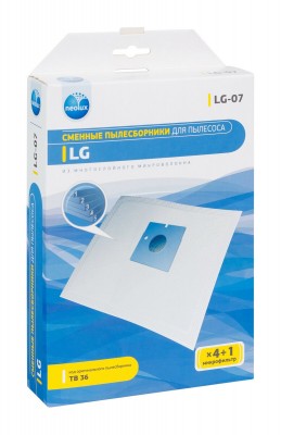 Синтетические пылесборники Neolux LG-07 для пылесосов LG 