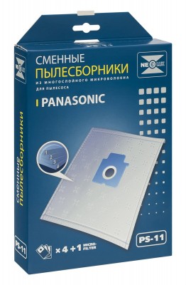 Синтетические пылесборники Neolux PS-11 для пылесосов PANASONIC 
