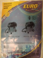 Синтетические пылесборники EURO Clean EUR-350 для пылесосов PROTOOL