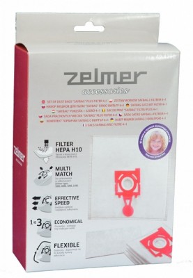 Синтетические пылесборники Zelmer ZVCA300B для пылесосов ZELMER, тип 49.4200 
