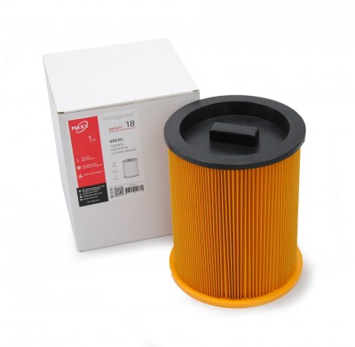 Фильтр патронный складчатый ZS 018 из целлюлозы повышенной фильтрации (бумага) для пылесосов KRESS 1200 NTX 