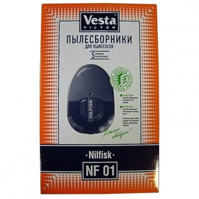 Бумажные пылесборники Vesta Filter NF 01 для пылесосов 